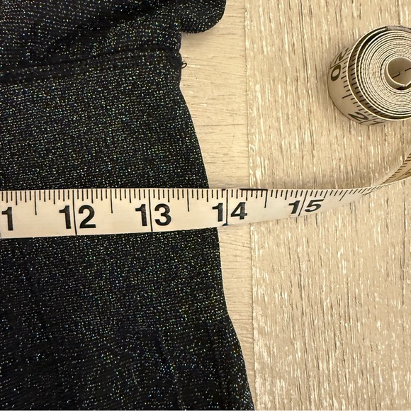 Fabletics Seemless Lurex Jumpsuit Black Sparkle sz LG - Picture 13 of 15